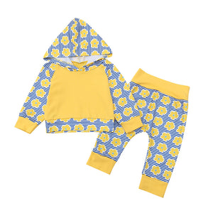 Infant Clothing Set Winter 2Pcs Going Home Newborn Boy Outfits